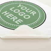 persoonlijk modern, minimalistisch en elegant sherpa deken (3/4)