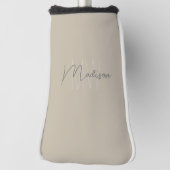 Persoonlijk modern monogram golfheadcover (Draai 90)