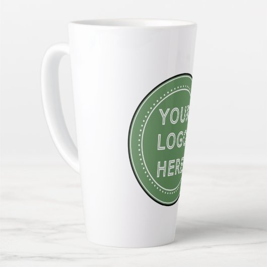 persoonlijk moderne, minimalistische & elegante latte mok (Linkerhoek)