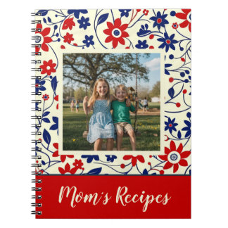 Persoonlijk Moeder Recept Foto Bloem Notitieboek