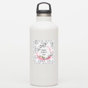 Persoonlijk Moederdag Cadeau #No1MOM Modern Chic Sticker