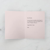 Persoonlijk Moederdag Kaart (Binnen)