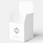 Persoonlijk Monogram Bedankt Bedankdoosjes (Geopend)