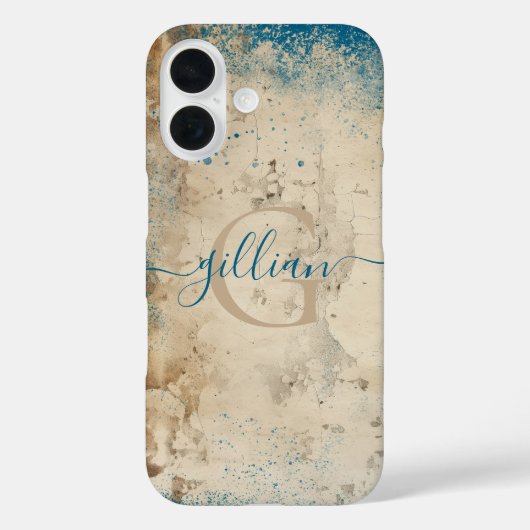 Persoonlijk monogram Case-Mate iPhone case (Achterkant)
