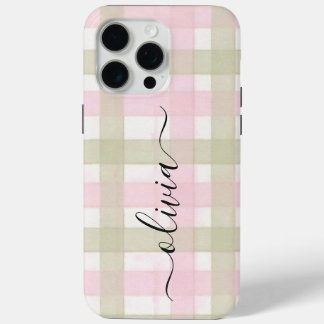 Persoonlijk Monogram iPhone 15 Pro Max Hoesje