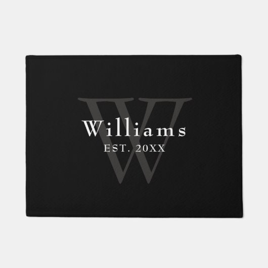 Persoonlijk Monogram Deurmat (Voorkant)