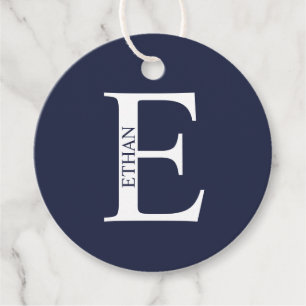 Persoonlijk Monogram en Naam Bedankjes Labels