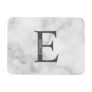 Persoonlijk monogram en naam magneet