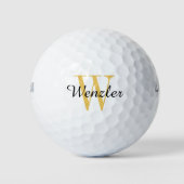 Persoonlijk monogram golfballen (Voorkant)