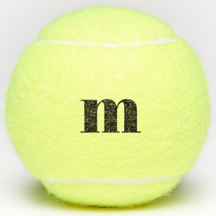 Persoonlijk monogram initiaal tennisballen