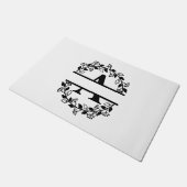 Persoonlijk monogram met letter A Deurmat (Schuin)