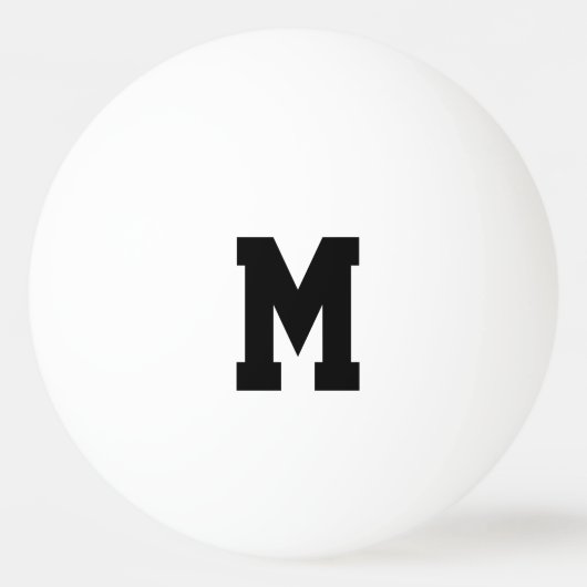 Persoonlijk monogram pingpongballen (Voorkant)