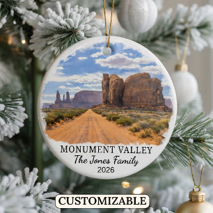 Persoonlijk Monument Valley Navajo Tribal Park Keramisch Ornament