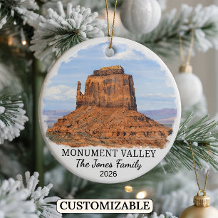 Persoonlijk Monument Valley Navajo Tribal Park Keramisch Ornament