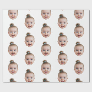 Persoonlijk Mopshond Babygelaat Foto Moeder Vader Cadeaupapier