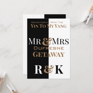 Persoonlijk Mr & Mrs Yin & Yang Kaart
