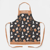 Persoonlijk Mystic Boho Crystal Skull Pattern Schort (Voorkant)