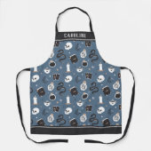 Persoonlijk Mystic Boho Crystal Skull Pattern Schort (Voorkant)