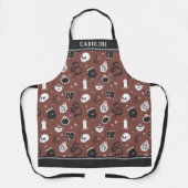 Persoonlijk Mystic Boho Crystal Skull Pattern Schort (Voorkant)