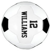 Persoonlijk naam- en nummermerchandise voetbal (Gedraaid)