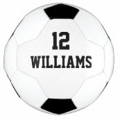 Persoonlijk naam- en nummermerchandise voetbal (Voorkant)