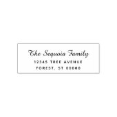 Persoonlijk naamadres  zelfinktende stempel (Design)