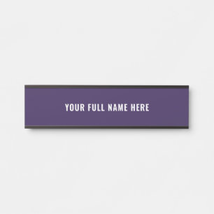 Persoonlijk Naambord Kies Lettertype en Kleuren Deurbordje