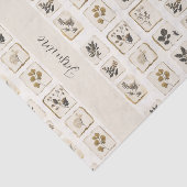 Persoonlijk naammonogram tissuepapier op maat (Detail)