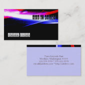 Persoonlijk nachtlicht visitekaartje (Voorkant / Achterkant)