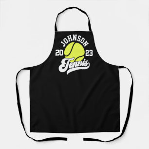 Persoonlijk NAME Tennisspeler Racket Bal Veld Schort