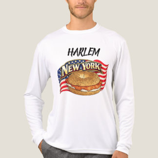 Persoonlijk New York Heren Lange Mouwen Tri-Blend Shirt