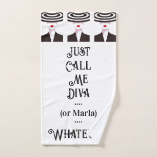 Persoonlijk noem me gewoon Diva Handdoek
