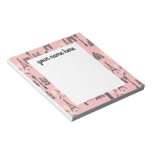 Persoonlijk Notitieblok van Parijs (Schuin)