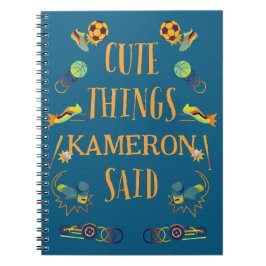 Persoonlijk Notitieboek met M'n Zoon Z'n Lieve Uit