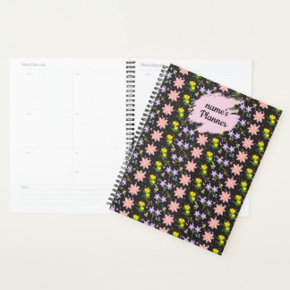 Persoonlijk Notitieboek Met Wilde Bloemenpatroon E