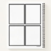 Persoonlijk notitieboek psychedelisch - HAMbyWG (Achterkant)