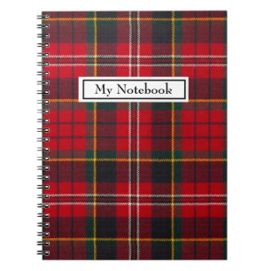Persoonlijk Notitieboek - Red Tartan Macpherson Cl