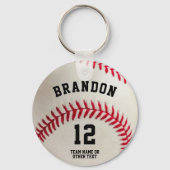 Persoonlijk nummer Baseball Player Sleutelhanger (Voorkant)
