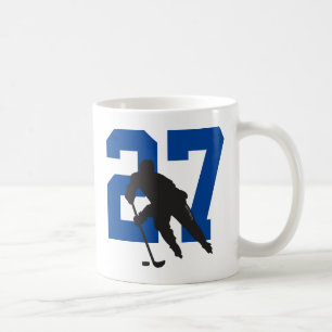 Persoonlijk nummer van Hockey Player Koffiemok