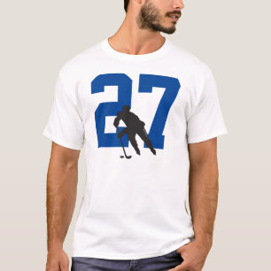 Persoonlijk nummer van Hockey Player T-shirt