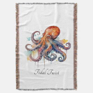 Persoonlijk Octopus Kust Welkomst Cadeau Deken