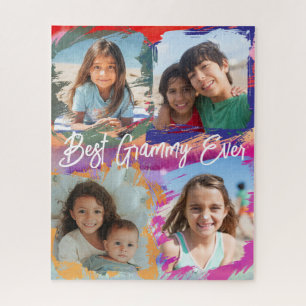 Persoonlijk oma cadeau kleinkinderen leuke foto legpuzzel