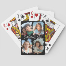 Persoonlijk oma-cadeau met 4 foto's van kleinkinde