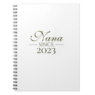 Persoonlijk Oma Jaar Minimaal Familie Ontwerp Notitieboek