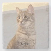 Persoonlijk Onderzetter van de Steen van de Foto (Voorkant)