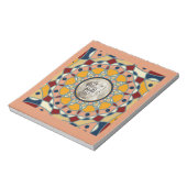 Persoonlijk Ontwerp Fotomandala Baby T-shirt Notitieblok (Gedraaid)