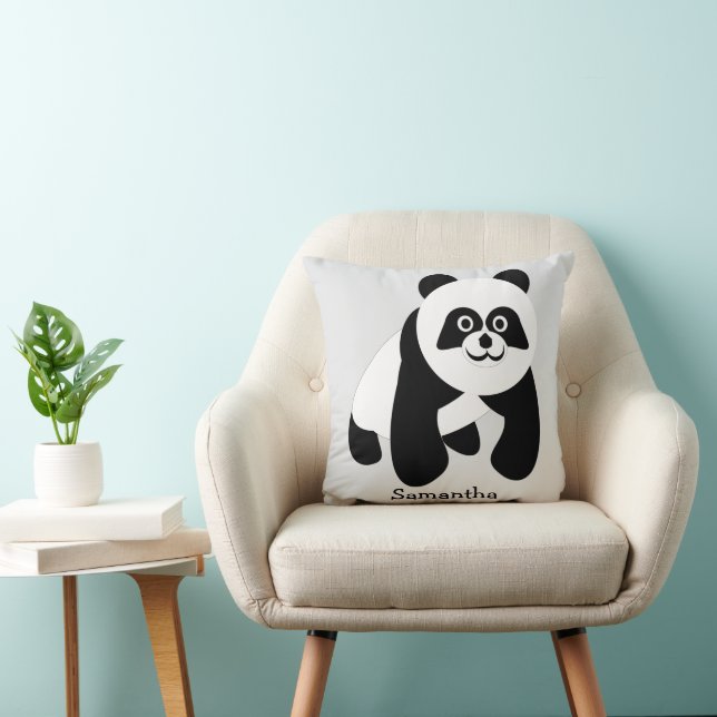 Persoonlijk Ontwerp Panda Beer Kussen (Stoel)