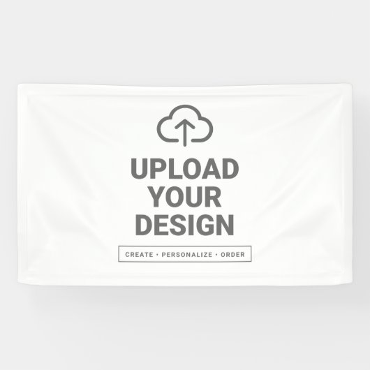 Persoonlijk ontwerp spandoek (Horizontaal)