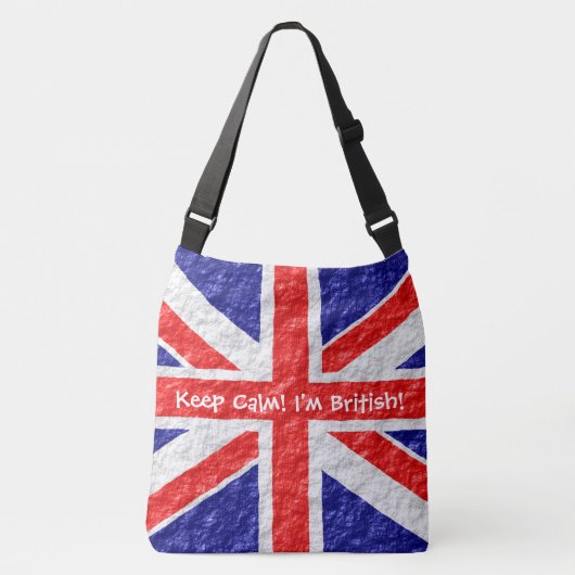 Persoonlijk ontwerp van de Union Jack-vlag Crossbody Tas (Voorkant)