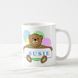 Persoonlijk ontwerp van teddybeer koffiemok